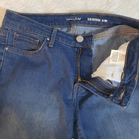 Maison Jules Slim Boyfriend Jeans - Picture 16 of 16